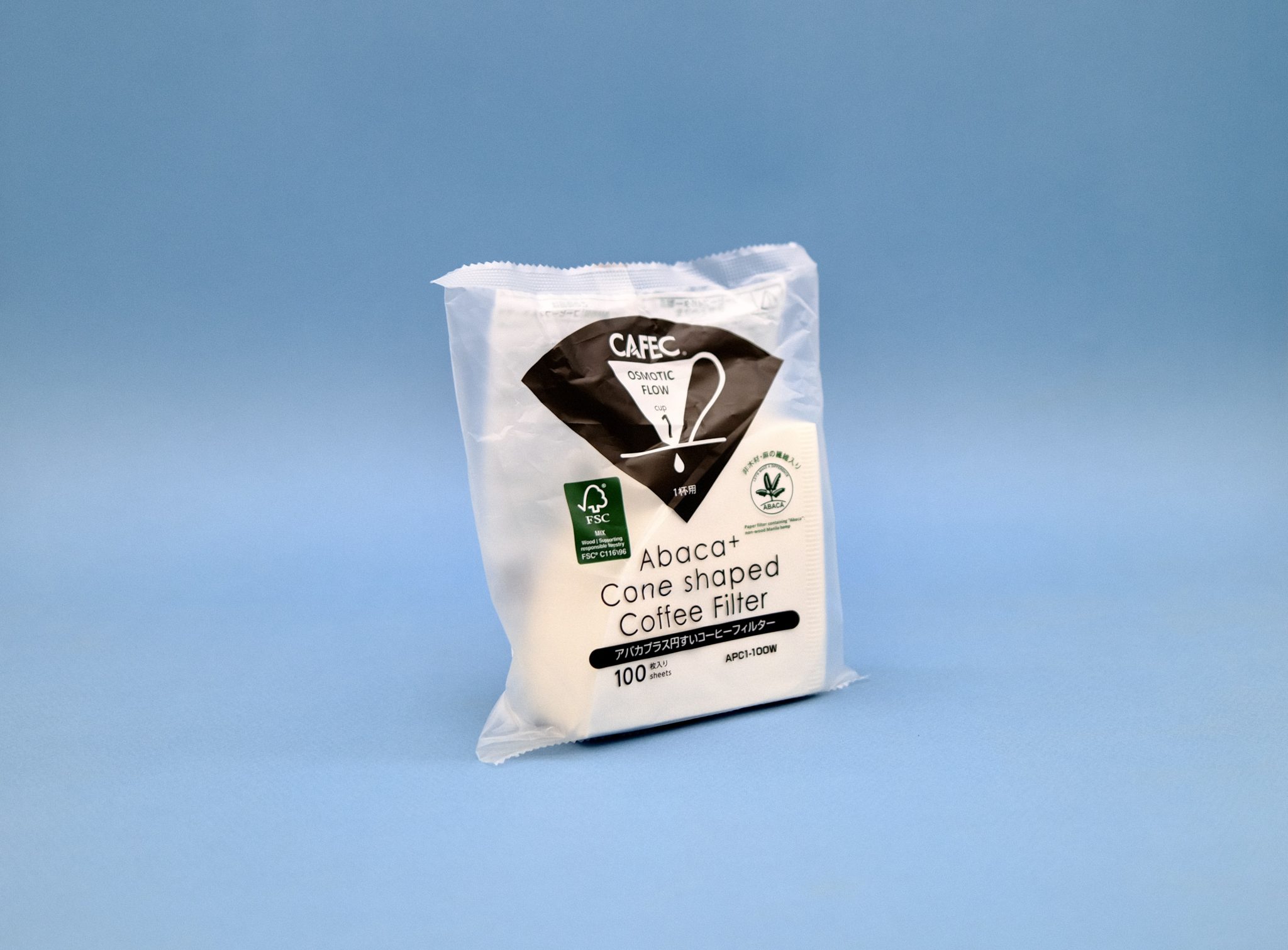 Cafec Abaca+ No.1 Filter Paper